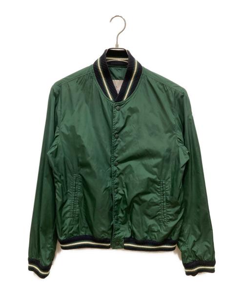 MONCLER（モンクレール）MONCLER (モンクレール) スナップナイロンブルゾン グリーン サイズ:2の古着・服飾アイテム