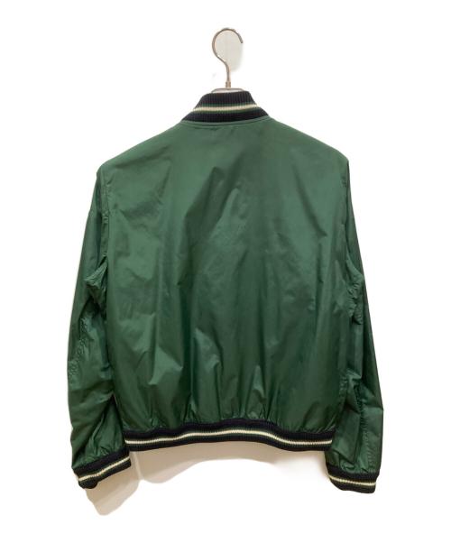 MONCLER（モンクレール）MONCLER (モンクレール) スナップナイロンブルゾン グリーン サイズ:2の古着・服飾アイテム