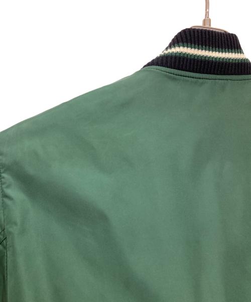 MONCLER（モンクレール）MONCLER (モンクレール) スナップナイロンブルゾン グリーン サイズ:2の古着・服飾アイテム