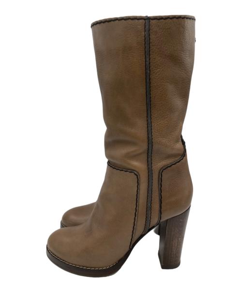 Chloe（クロエ）Chloe (クロエ) ウェスタンブーツ ブラウン サイズ:SIZE 37 1/2の古着・服飾アイテム