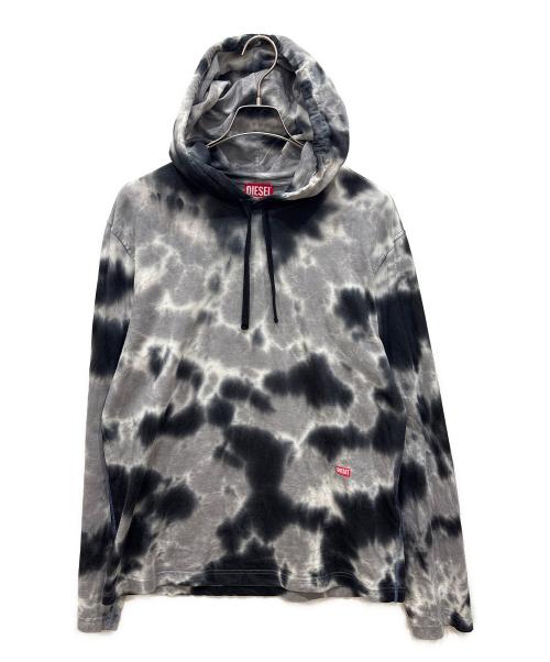 DIESEL（ディーゼル）DIESEL (ディーゼル) プルオーバーパーカー グレー サイズ:Mの古着・服飾アイテム