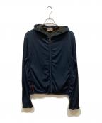 PRADA SPORTSプラダスポーツ）の古着「ジップパーカー」｜ネイビー