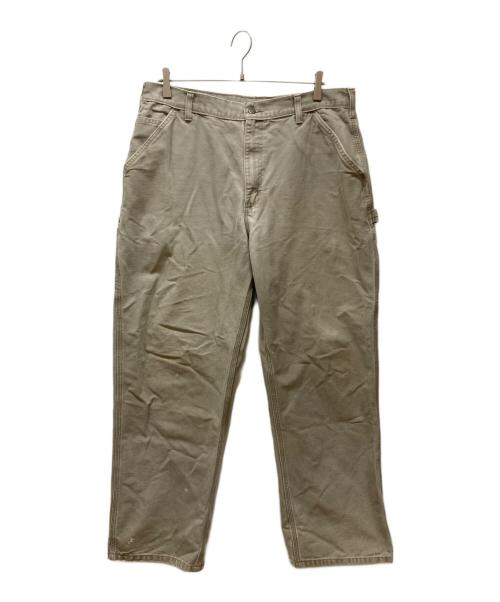 CarHartt（カーハート）CarHartt (カーハート) ダックペインターパンツ ベージュ サイズ:96cm (W38)の古着・服飾アイテム