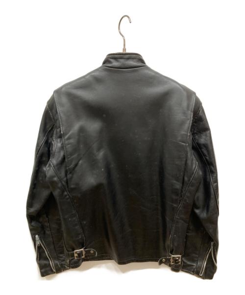 Schott（ショット）Schott (ショット) ボアライナー付シングルレザージャケット ブラック サイズ:36の古着・服飾アイテム