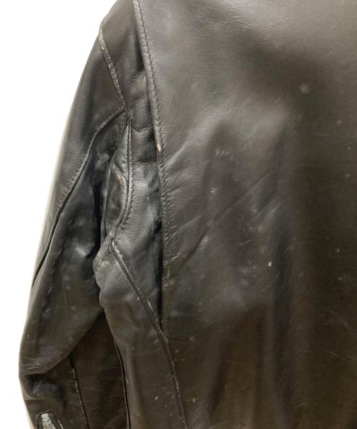 Schott（ショット）Schott (ショット) ボアライナー付シングルレザージャケット ブラック サイズ:36の古着・服飾アイテム