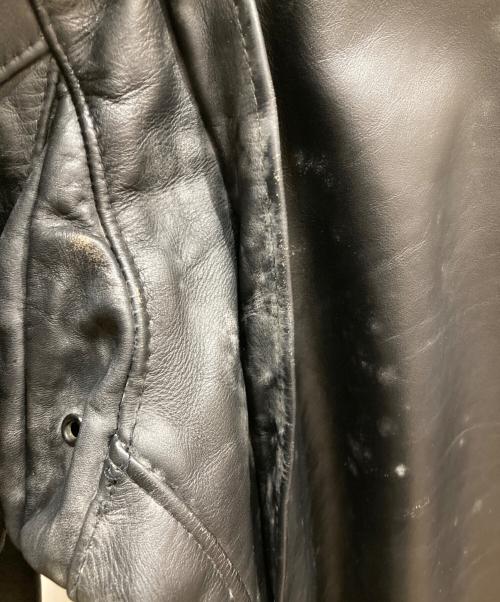 Schott（ショット）Schott (ショット) ボアライナー付シングルレザージャケット ブラック サイズ:36の古着・服飾アイテム