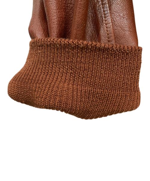 AVIREX（アヴィレックス）AVIREX (アヴィレックス) フライトレザージャケット ブラウン サイズ:SIZE Sの古着・服飾アイテム