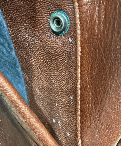 AVIREX（アヴィレックス）AVIREX (アヴィレックス) フライトレザージャケット ブラウン サイズ:SIZE Sの古着・服飾アイテム