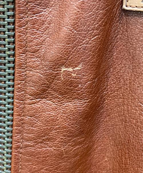 AVIREX（アヴィレックス）AVIREX (アヴィレックス) フライトレザージャケット ブラウン サイズ:SIZE Sの古着・服飾アイテム