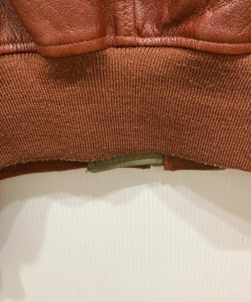 AVIREX（アヴィレックス）AVIREX (アヴィレックス) フライトレザージャケット ブラウン サイズ:SIZE Sの古着・服飾アイテム