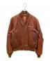 AVIREX（アヴィレックス）の古着「フライトレザージャケット」｜ブラウン