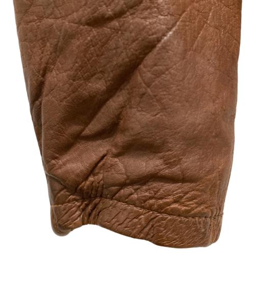 NUDIE JEANS（ヌーディー・ジーンズ）NUDIE JEANS (ヌーディー・ジーンズ) レザージャケット ブラウン サイズ:SIZE Sの古着・服飾アイテム