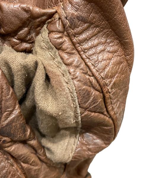 NUDIE JEANS（ヌーディー・ジーンズ）NUDIE JEANS (ヌーディー・ジーンズ) レザージャケット ブラウン サイズ:SIZE Sの古着・服飾アイテム