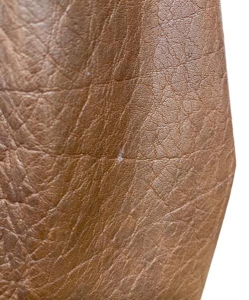 NUDIE JEANS（ヌーディー・ジーンズ）NUDIE JEANS (ヌーディー・ジーンズ) レザージャケット ブラウン サイズ:SIZE Sの古着・服飾アイテム