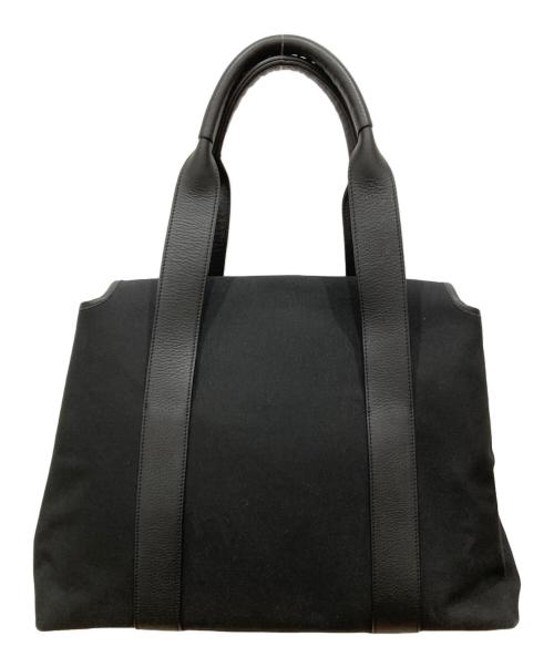 S.MANO（エス マーノ）s.mano (エス マーノ) コットンキャンバスフラップトート ブラックの古着・服飾アイテム