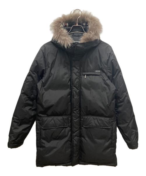 BURBERRY BLACK LABEL（バーバリーブラックレーベル）BURBERRY BLACK LABEL (バーバリーブラックレーベル) フォックスファーダウンジャケット ブラック サイズ:SIZE Mの古着・服飾アイテム