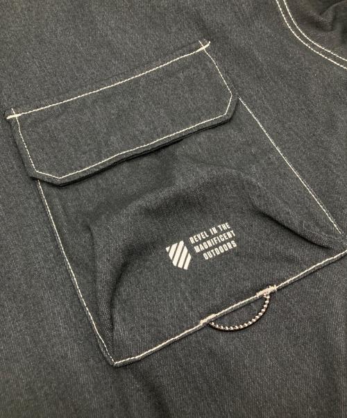 NEW BALANCE（ニューバランス）NEW BALANCE (ニューバランス) ジャージーデニムジャケット インディゴ サイズ:SIZE XLの古着・服飾アイテム