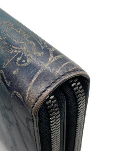 Berluti（ベルルッティ）Berluti (ベルルッティ) パティーヌ 2折長財布 ブルーの古着・服飾アイテム