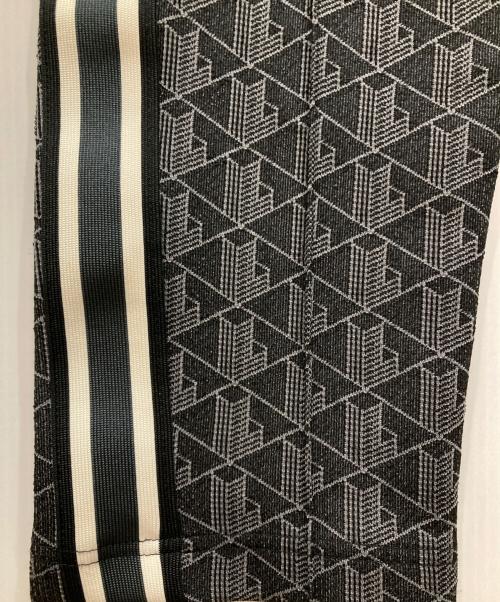LACOSTE（ラコステ）LACOSTE (ラコステ) サイドテーピングモノグラムジャカードトラックパンツ ブラック サイズ:SIZE 5の古着・服飾アイテム