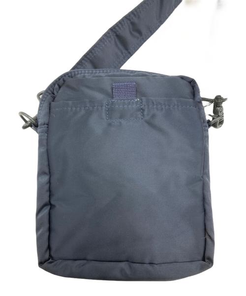 PORTER（ポーター）PORTER (ポーター) BYBORRE (バイボレ) VERTICAL SHOULDER BAG ネイビー×オレンジの古着・服飾アイテム