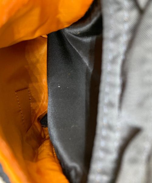 PORTER（ポーター）PORTER (ポーター) BYBORRE (バイボレ) VERTICAL SHOULDER BAG ネイビー×オレンジの古着・服飾アイテム