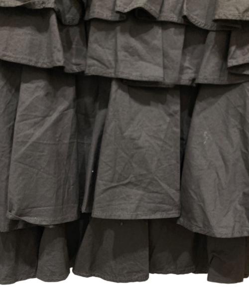 Curensology（カレンソロジー）Curensology (カレンソロジー) ポプリンラッフルブラウス グレー サイズ:SIZE Freeの古着・服飾アイテム