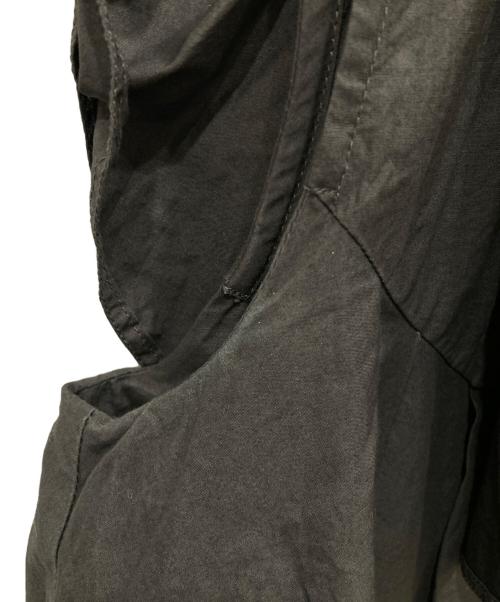 Curensology（カレンソロジー）Curensology (カレンソロジー) ポプリンラッフルブラウス グレー サイズ:SIZE Freeの古着・服飾アイテム