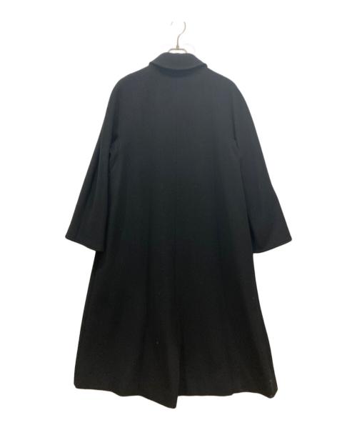 MaxMara（マックスマーラ）MaxMara (マックスマーラ) カシミヤ混ウールコート ブラック サイズ:40の古着・服飾アイテム
