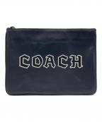 COACHコーチ）の古着「クラッチバッグ」｜ネイビー