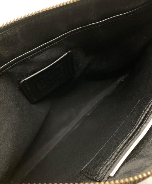 COACH（コーチ）COACH (コーチ) クラッチバッグ ネイビーの古着・服飾アイテム