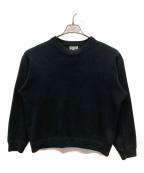 GIORGIO ARMANI LE COLLEZIONIジョルジオアルマーニ）の古着「コットンアクリルニット」｜ブラック