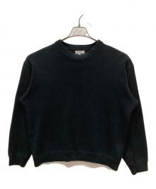 GIORGIO ARMANI LE COLLEZIONI（ジョルジオアルマーニ）の古着「コットンアクリルニット」｜ブラック