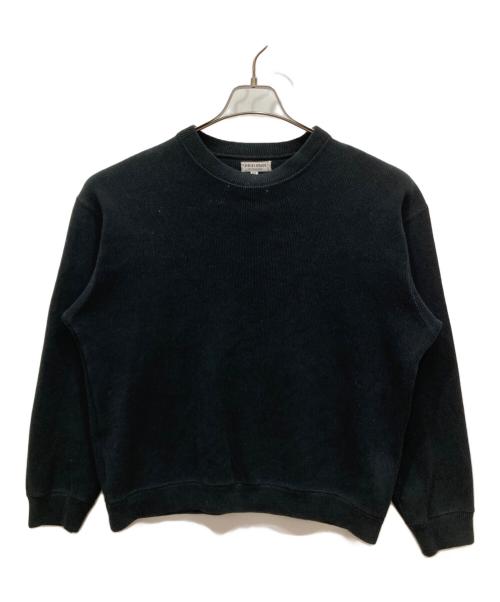 GIORGIO ARMANI LE COLLEZIONI（ジョルジオアルマーニ）GIORGIO ARMANI LE COLLEZIONI (ジョルジオアルマーニ) コットンアクリルニット ブラック サイズ:SIZE Mの古着・服飾アイテム