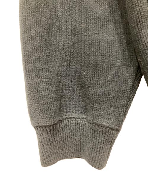 GIORGIO ARMANI LE COLLEZIONI（ジョルジオアルマーニ）GIORGIO ARMANI LE COLLEZIONI (ジョルジオアルマーニ) コットンアクリルニット ブラック サイズ:SIZE Mの古着・服飾アイテム