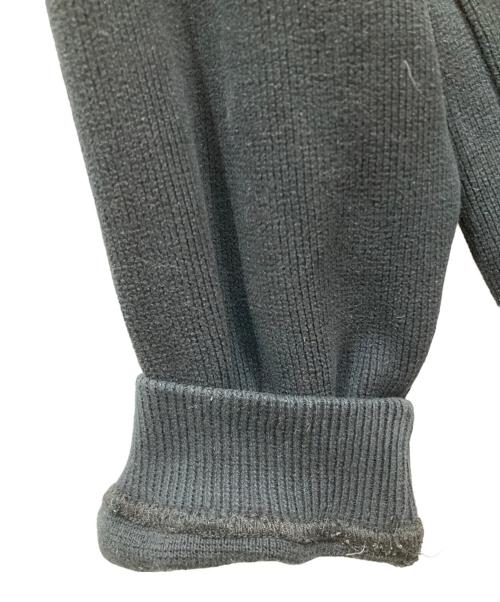 GIORGIO ARMANI LE COLLEZIONI（ジョルジオアルマーニ）GIORGIO ARMANI LE COLLEZIONI (ジョルジオアルマーニ) コットンアクリルニット ブラック サイズ:SIZE Mの古着・服飾アイテム