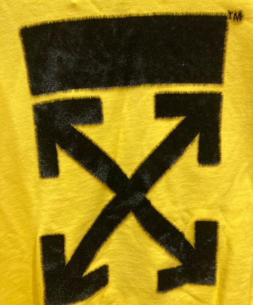 OFFWHITE（オフホワイト）OFFWHITE (オフホワイト) ARROW CROPED HOODIE イエロー サイズ:SIZE Mの古着・服飾アイテム