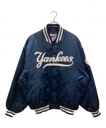 AUTHENTIC by STARTER（オーセンティックバイスターター）の古着「90's NY Yankees チームスタジャン」｜ネイビー