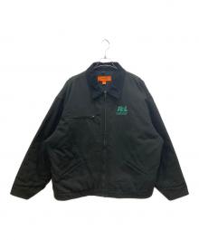 CORNERSTONE（コーナーストーン）の古着「襟切替デトロイトジャケット」｜ブラック