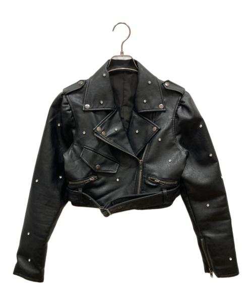 darich（ダーリッチ）Darich (ダーリッチ) ダブルライダースジャケット ブラック サイズ:SIZE Freeの古着・服飾アイテム