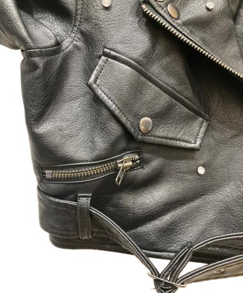 darich（ダーリッチ）Darich (ダーリッチ) ダブルライダースジャケット ブラック サイズ:SIZE Freeの古着・服飾アイテム