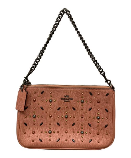 COACH（コーチ）COACH (コーチ) ハンドバッグ ピンクの古着・服飾アイテム
