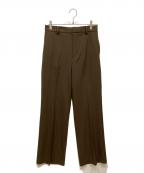 FRAMeWORKフレームワーク）の古着「裏起毛フレアパンツ」｜ブラウン