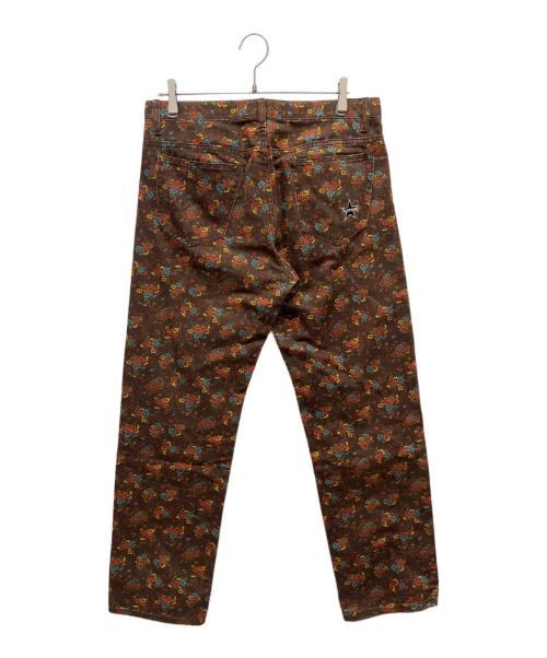 SUPREME（シュプリーム）Supreme (シュプリーム) Regular Jean Flowers ブラウン サイズ:SIZE 32の古着・服飾アイテム