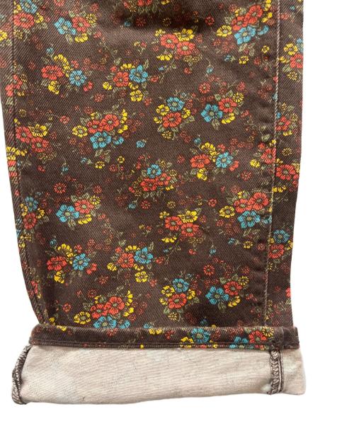 SUPREME（シュプリーム）Supreme (シュプリーム) Regular Jean Flowers ブラウン サイズ:SIZE 32の古着・服飾アイテム