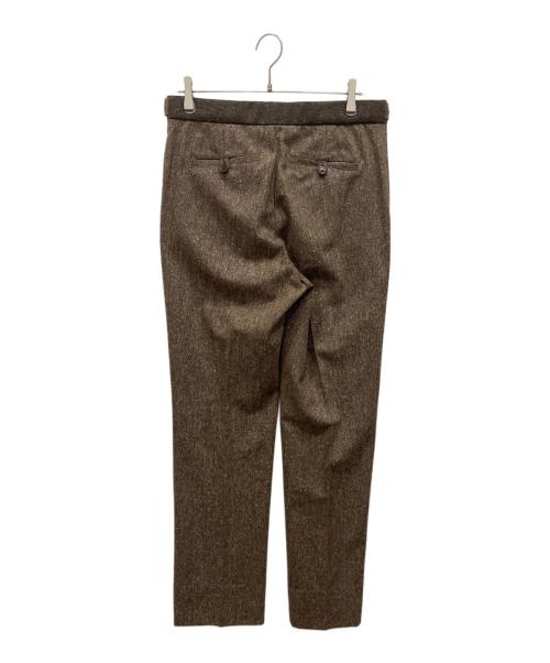 WALES BONNER（ウェールズボナー）WALES BONNER (ウェールズボナー) ウールスラックス ブラウン サイズ:SIZE 48の古着・服飾アイテム