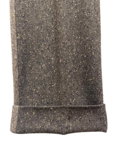 WALES BONNER（ウェールズボナー）WALES BONNER (ウェールズボナー) ウールスラックス ブラウン サイズ:SIZE 48の古着・服飾アイテム