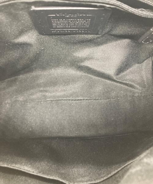 COACH（コーチ）COACH (コーチ) ミニボストンハンドバッグ ブラック×ブラウンの古着・服飾アイテム