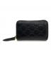 GUCCI (グッチ) レザーカードケース ブラック：18000円