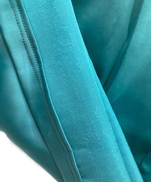 adidas（アディダス）adidas (アディダス) サテンワイドレッグトラックパンツ グリーン サイズ:SIZE Sの古着・服飾アイテム