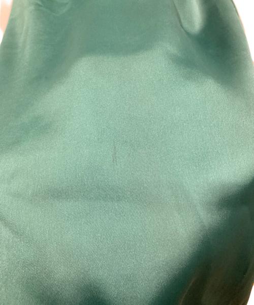 adidas（アディダス）adidas (アディダス) サテンワイドレッグトラックパンツ グリーン サイズ:SIZE Sの古着・服飾アイテム